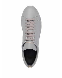 graue Leder niedrige Sneakers von Officine Creative