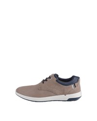 graue Leder niedrige Sneakers von Lloyd