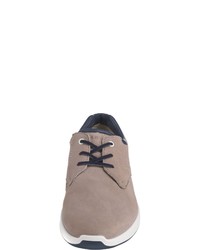 graue Leder niedrige Sneakers von Lloyd