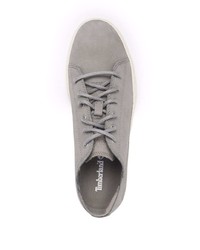 graue Leder niedrige Sneakers von Timberland