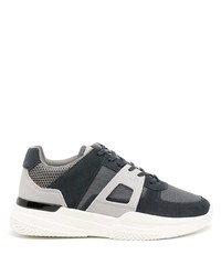 graue Leder niedrige Sneakers von Mallet