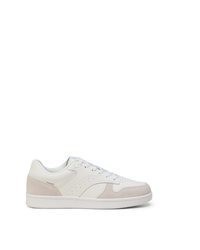 graue Leder niedrige Sneakers von Marc O'Polo