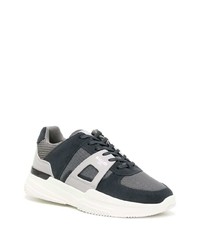 graue Leder niedrige Sneakers von Mallet