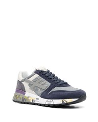 graue Leder niedrige Sneakers von Premiata