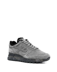 graue Leder niedrige Sneakers von Premiata