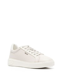 graue Leder niedrige Sneakers von Bally