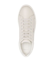 graue Leder niedrige Sneakers von Bally