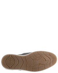 graue Leder niedrige Sneakers von Mustang Shoes