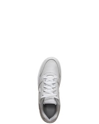 graue Leder niedrige Sneakers von Nike Sportswear