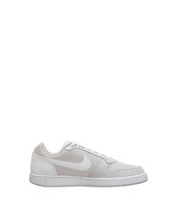 graue Leder niedrige Sneakers von Nike Sportswear