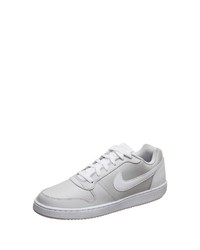 graue Leder niedrige Sneakers von Nike Sportswear