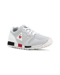 graue Leder niedrige Sneakers von Le Coq Sportif