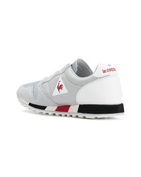 graue Leder niedrige Sneakers von Le Coq Sportif