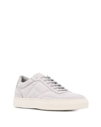 graue Leder niedrige Sneakers von Common Projects