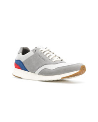 graue Leder niedrige Sneakers von Cole Haan