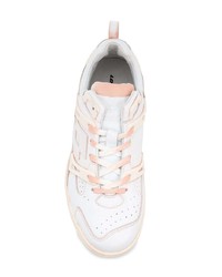 graue Leder niedrige Sneakers von Damir Doma