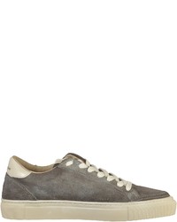 graue Leder niedrige Sneakers von Replay