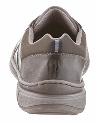 graue Leder niedrige Sneakers von Rieker