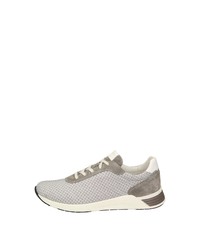 graue Leder niedrige Sneakers von Sioux