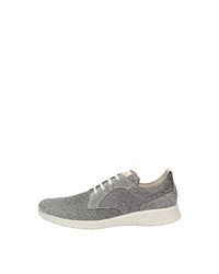 graue Leder niedrige Sneakers von Sioux