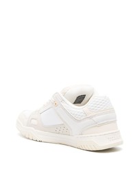 graue Leder niedrige Sneakers von Tommy Jeans