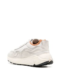 graue Leder niedrige Sneakers von Buttero