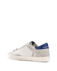 graue Leder niedrige Sneakers von Golden Goose