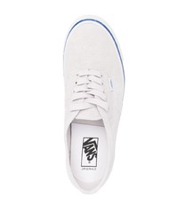 graue Leder niedrige Sneakers von Vans