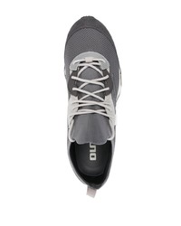 graue Leder niedrige Sneakers von Mizuno