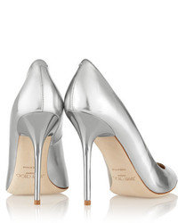 graue Leder Pumps von Jimmy Choo