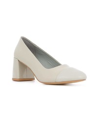 graue Leder Pumps von Senso