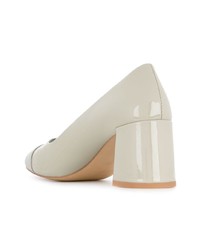 graue Leder Pumps von Senso