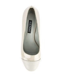 graue Leder Pumps von Senso