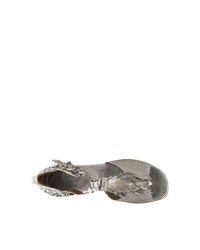graue Leder Sandaletten von CHARME