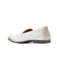 graue Leder Slipper von Doucal's