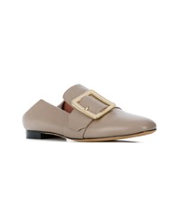 graue Leder Slipper von Bally