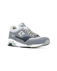 graue Leder Sportschuhe von New Balance