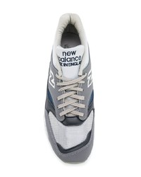 graue Leder Sportschuhe von New Balance