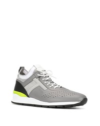 graue Leder Sportschuhe von Tod's