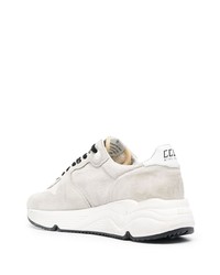 graue Leder Sportschuhe von Golden Goose