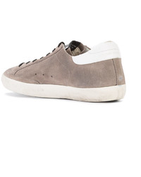 graue Leder Turnschuhe von Golden Goose Deluxe Brand