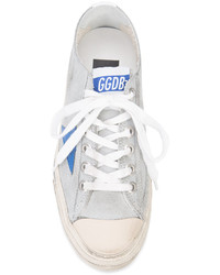 graue Leder Turnschuhe von Golden Goose Deluxe Brand