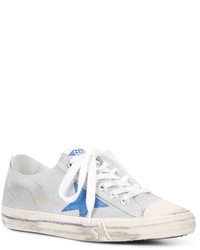 graue Leder Turnschuhe von Golden Goose Deluxe Brand