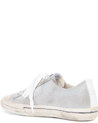 graue Leder Turnschuhe von Golden Goose Deluxe Brand