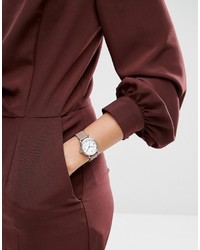 graue Leder Uhr von Marc Jacobs
