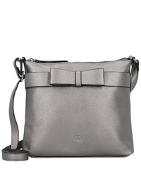 graue Leder Umhängetasche von Gerry Weber