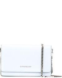 graue Leder Umhängetasche von Givenchy