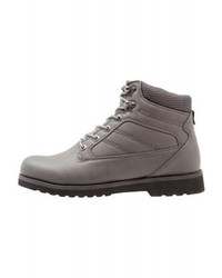 graue Lederfreizeitstiefel von YOURTURN