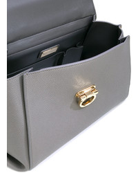 graue Ledertaschen von Salvatore Ferragamo