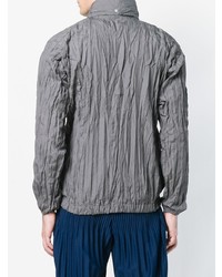 graue leichte Bomberjacke von Issey Miyake Men